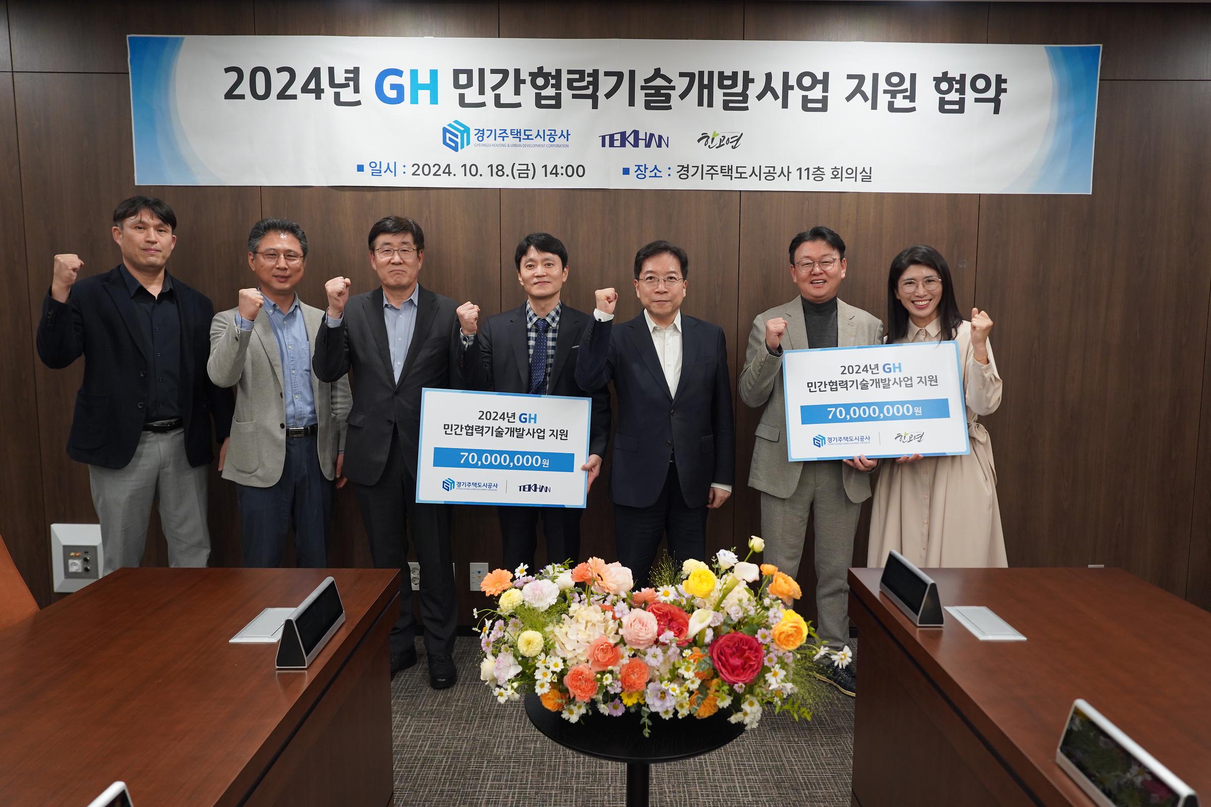 GH, 민간협력기술개발사업 기술개발비 지원